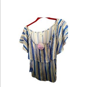 Ashley Stewart striped top